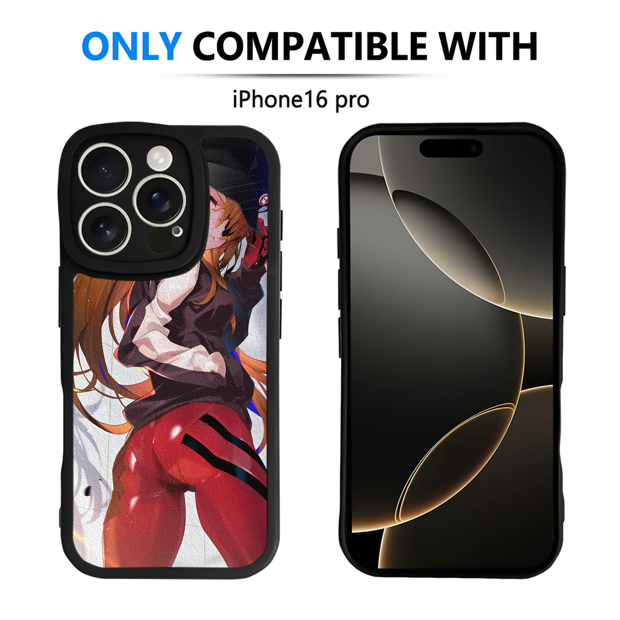 （画像用） EVA 新世紀エヴァンゲリオン 【iPhone 16シリーズ対応】シリコンスマホケース（レザー調） 材質：シリコン